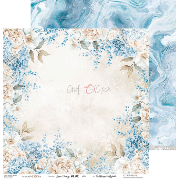 Craft O' Clock - Blok 12" - Something Blue / Noget Blt