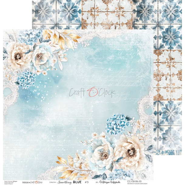 Craft O' Clock - Blok 12" - Something Blue / Noget Blt