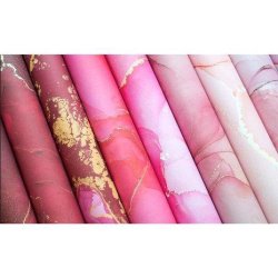 Craft Consortium - Blok 12" - Ink Drops - Rose