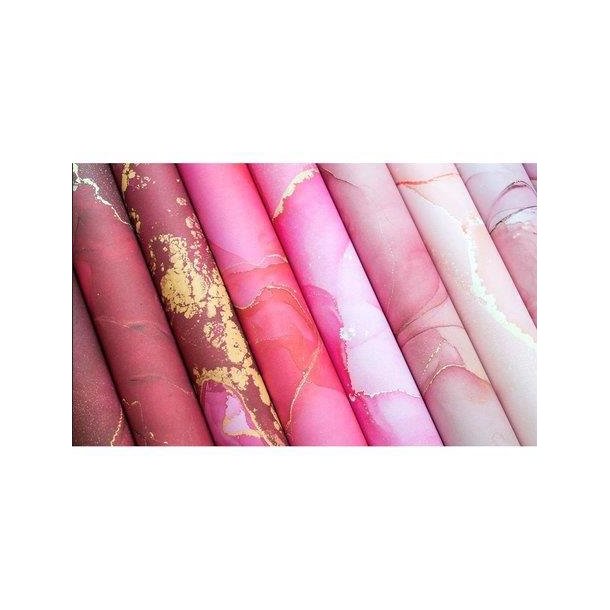 Craft Consortium - Blok 12" - Ink Drops - Rose