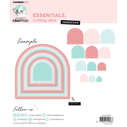 Studio Light - Die - Nested bow / Bue med blonder