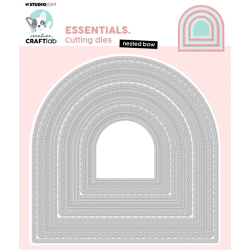 Studio Light - Die - Nested bow / Bue med blonder