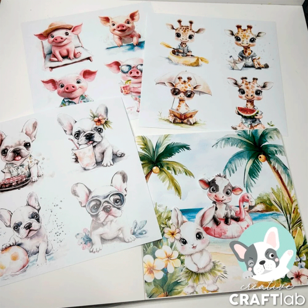 Studio Light - Blok 8'' - Summer Breeze Essentials Collage