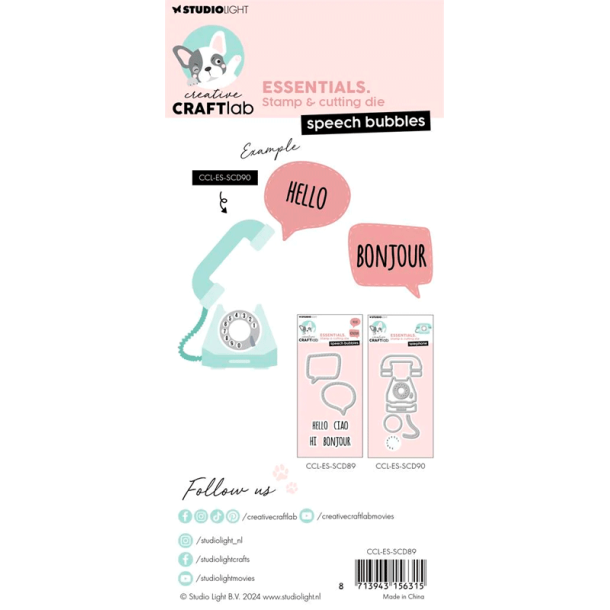 Studio Light - Stempel + Die - Speech Bubbles
