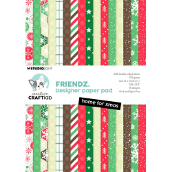 Studio Light - Blok A5 - Home for Xmas Friendz