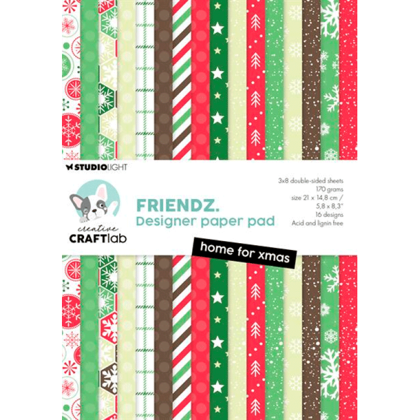 Studio Light - Blok A5 - Home for Xmas Friendz