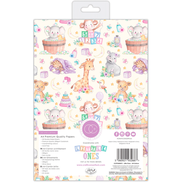 Craft Consortium - Blok A4 - Little Ones / De sm
