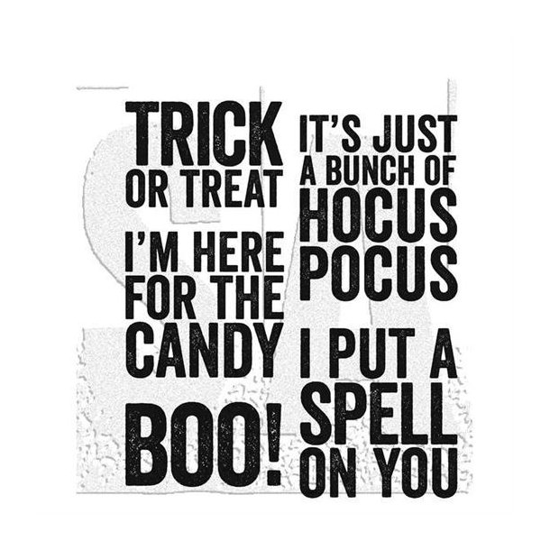 Tim Holtz - Stempel - Bold Frights