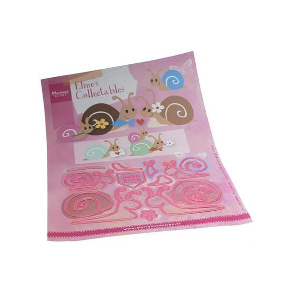 Marianne Design - Die - "Elines Snail Family" - sneglefamilie COL1526