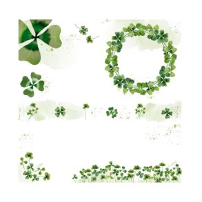 Charlie & Paulchen - Karton - Klee Ausschneidbogen