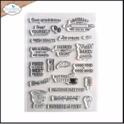 Elizabeth Craft Designs - Stempel - Good Food Good Mood