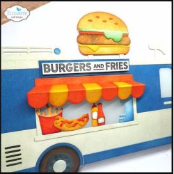 Elizabeth Craft Designs - Stempel - Good Food Good Mood