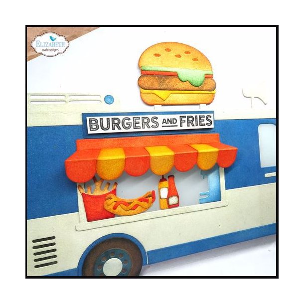 Elizabeth Craft Designs - Stempel - Good Food Good Mood