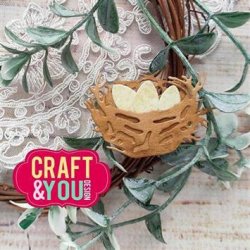Craft & You - Die - Nest with eggs