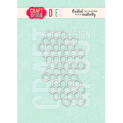 Craft & You - Die - Honey Background / Honningbaggrund