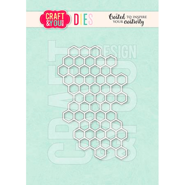 Craft & You - Die - Honey Background / Honningbaggrund