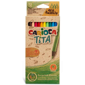 CARIOCA ECOfamily - Farveblyanter - 12 stk