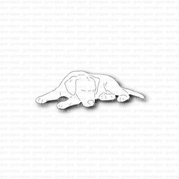 Gummiapan - Die - Hvilende Hund