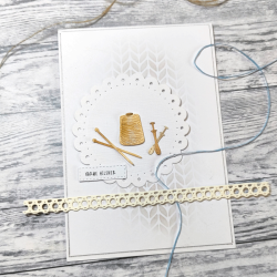 Gummiapan - Die - Strikkepinde spole  trdrulle