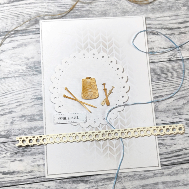 Gummiapan - Die - Strikkepinde spole  trdrulle