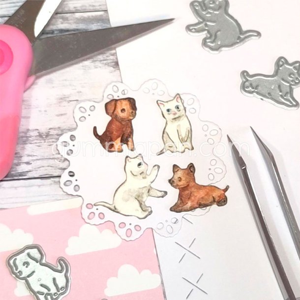 Gummiapan - Die - Hundehvalpe og Kattekillinger