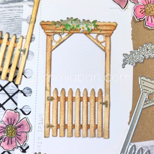 Gummiapan - Die - Pergola med Lge