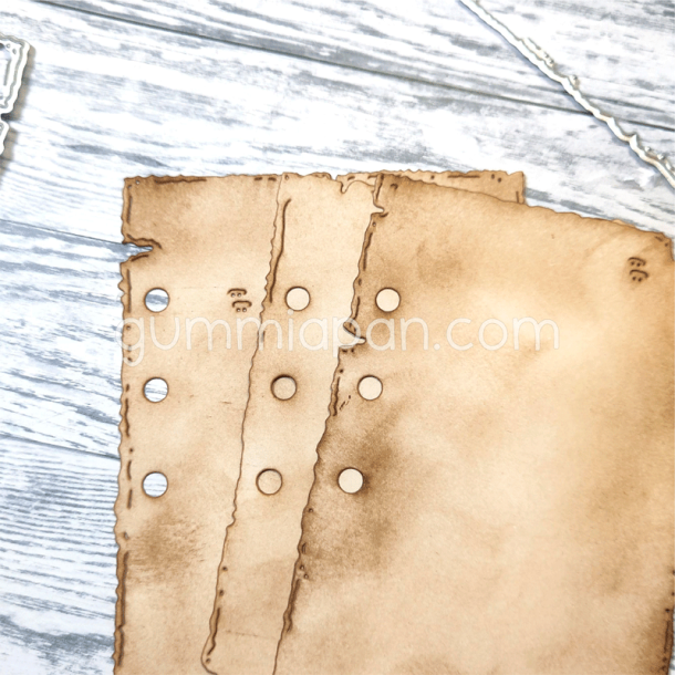 Gummiapan - Die - Tynde gamle album sider