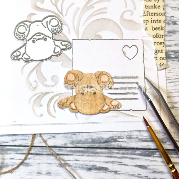 Gummiapan - Die - Liggende Bamse