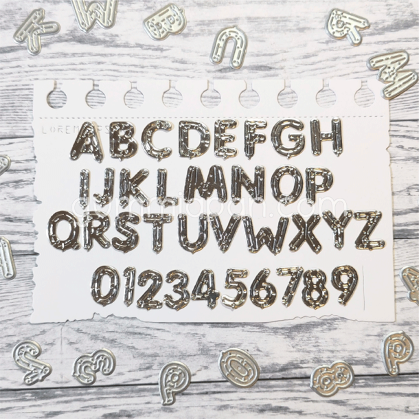 Gummiapan - Die - Ballon Alfabet