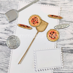 Gummiapan - Die - Pizzaskovl med pizza