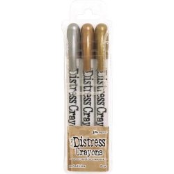 Distress Crayons - Metallic set