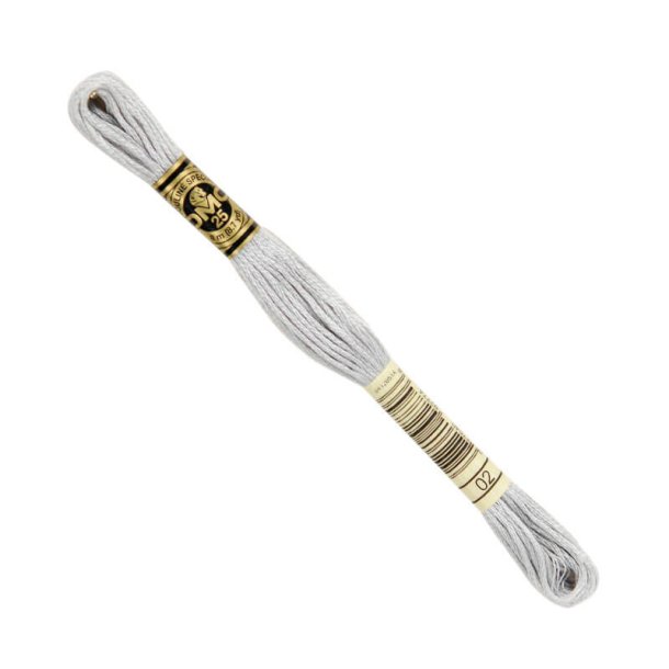 DMC Broderigarn - Nr. 02 - Tin - 8 m.