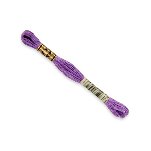 DMC Broderigarn - Nr 208  - Lilla - 8 m.