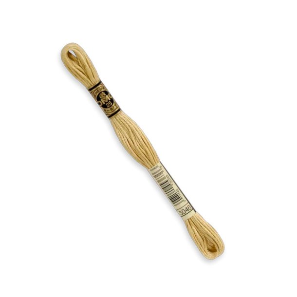 DMC Broderigarn - Nr 3046 - Lys Gyldenbrun - 8 m.