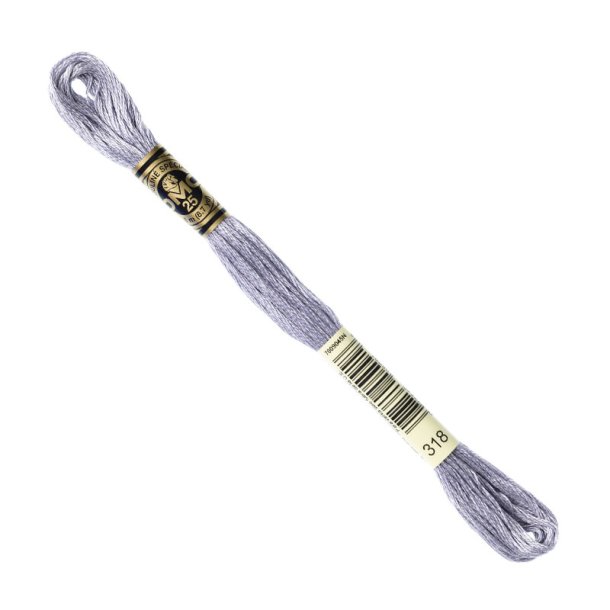 DMC Broderigarn - Nr 318 - Slvgr - 8 m