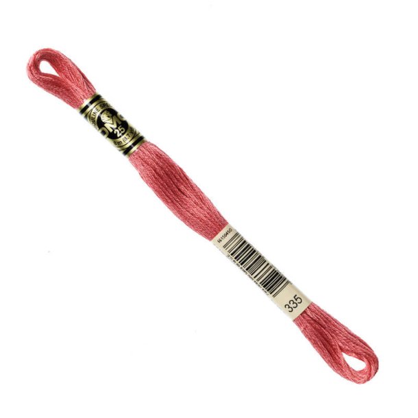 DMC Broderigarn - Nr 335 - Mellemrosa - 8 m.