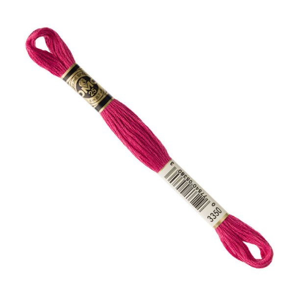 DMC Broderigarn - Nr 3350 - Cerise - 8 m.