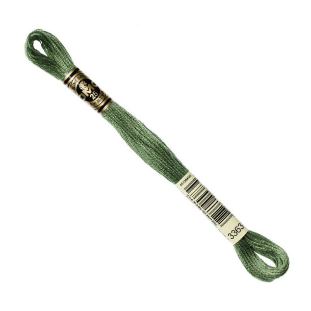 DMC Broderigarn - Nr 3363 - Kamoflage - 8 m.