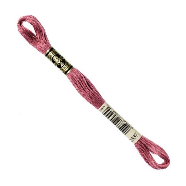 DMC Broderigarn - Nr 3687 - Mrk Lyng - 8 m.