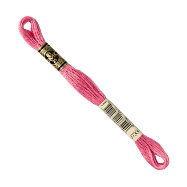 DMC Broderigarn - Nr 3705 - Mrk Rosa - 8 m.