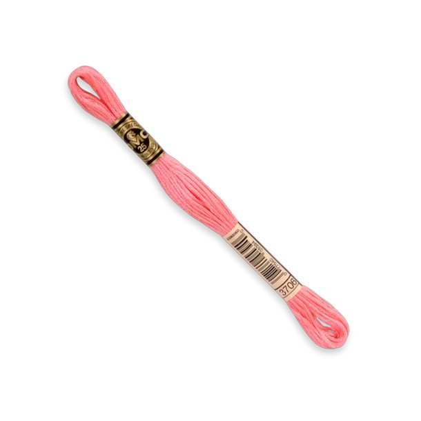 DMC Broderigarn - Nr 3706 - Lys Pink - 8 m.