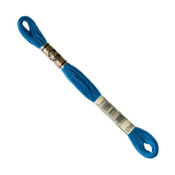 DMC Broderigarn - Nr 3765 - M�rk Turkis - 8 m.