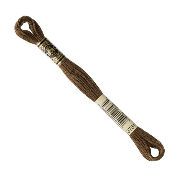 DMC Broderigarn - Nr 3781 - Chokolade Brun - 8 m.