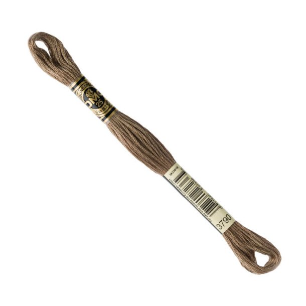 DMC Broderigarn - Nr 3790 - Lys Kastanje - 8 m.