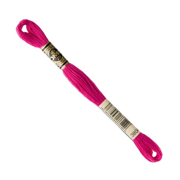 DMC Broderigarn - Nr 3804 - Cerise - 8 m.