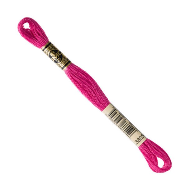 DMC Broderigarn - Nr 3805 - M�rk Pink - 8 m.