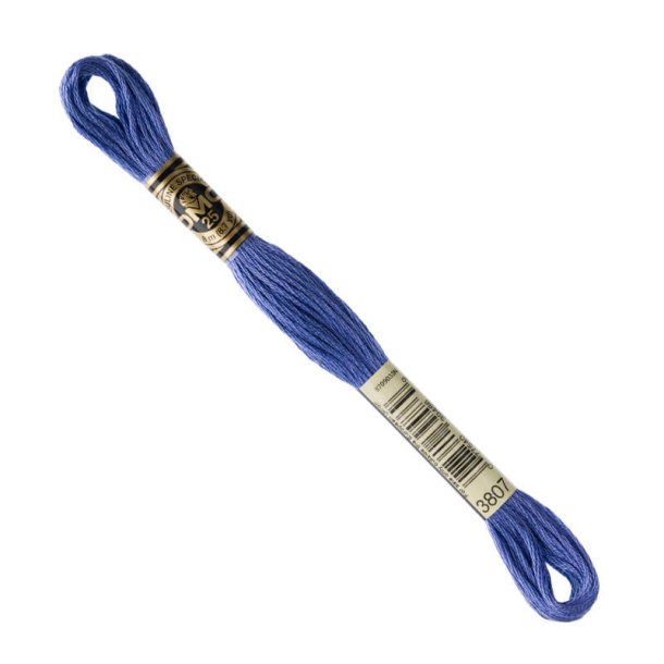 DMC Broderigarn - Nr 3807 - Jeansbl - 8 m