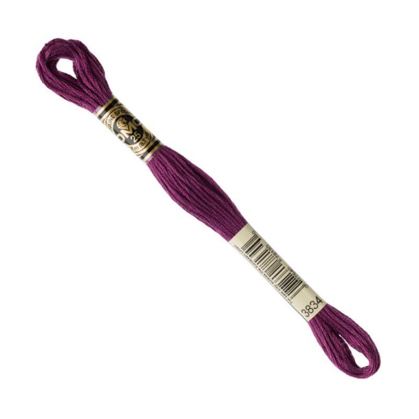 DMC Broderigarn - Nr 3834 - Blomme - 8 m.