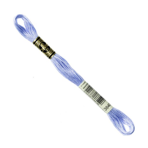 DMC Broderigarn - Nr 3840 - Lysebl� - 8 m