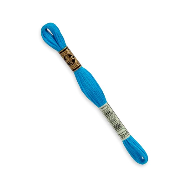 DMC Broderigarn - Nr 3844 - Mrk Turkis - 8 m.